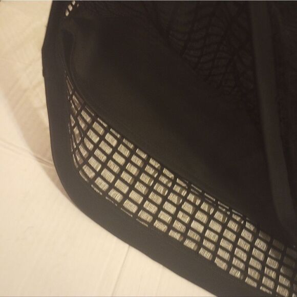 Ashley Stewart mesh overlay elastic waist skirt - Picture 4 of 11